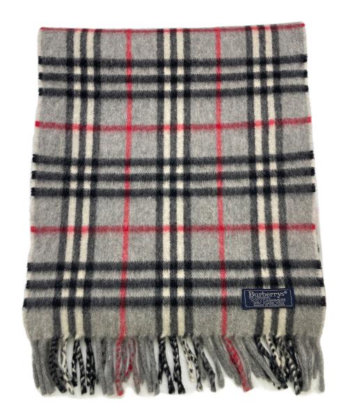 Burberry's（バーバリー）Burberry's (バーバリー) カシミヤマフラー グレーの古着・服飾アイテム