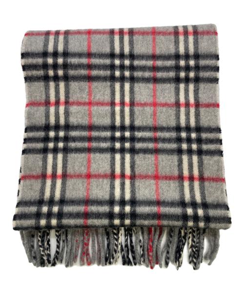 Burberry's（バーバリー）Burberry's (バーバリー) カシミヤマフラー グレーの古着・服飾アイテム