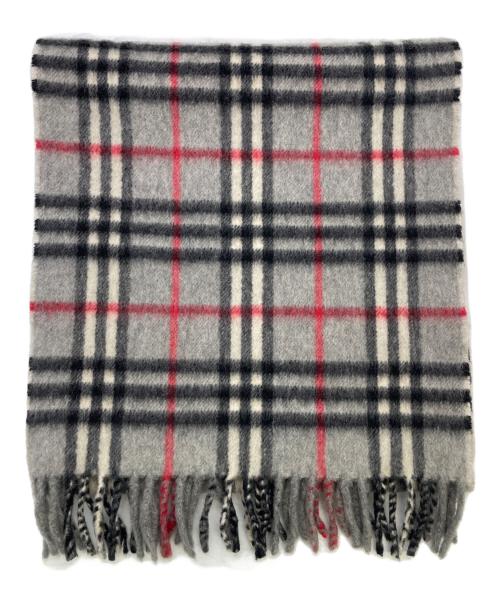 Burberry's（バーバリー）Burberry's (バーバリー) カシミヤマフラー グレーの古着・服飾アイテム
