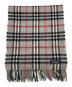 中古・古着 Burberry's (バーバリー) カシミヤマフラー グレー：9000円