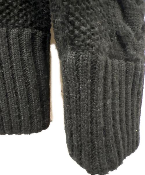 MAISON SPECIAL（メゾンスペシャル）MAISON SPECIAL (メゾンスペシャル) Cable Shaggy Mix Prime-Over Crew Neck Knit Pullover ネイビー サイズ:１の古着・服飾アイテム