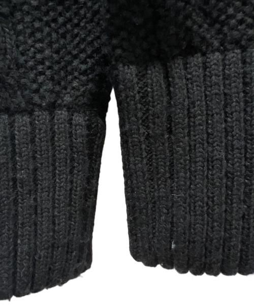 MAISON SPECIAL（メゾンスペシャル）MAISON SPECIAL (メゾンスペシャル) Cable Shaggy Mix Prime-Over Crew Neck Knit Pullover ネイビー サイズ:１の古着・服飾アイテム