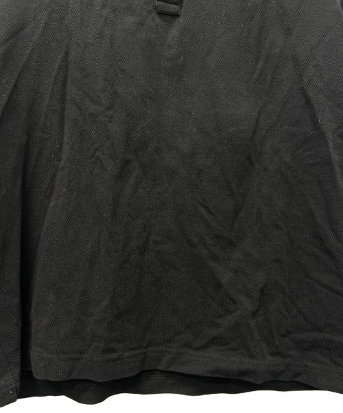 MONCLER（モンクレール）MONCLER (モンクレール) 長袖ポロシャツ ブラック サイズ:Ｌの古着・服飾アイテム