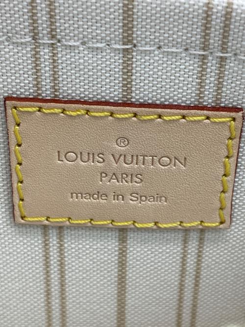 LOUIS VUITTON（ルイ ヴィトン）LOUIS VUITTON (ルイ ヴィトン) ネヴァーフルMMポーチ ホワイト×パープル サイズ:MMサイズの古着・服飾アイテム