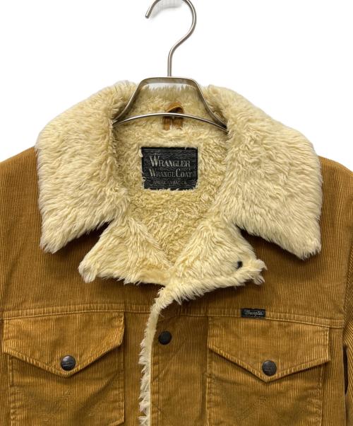 Wrangler（ラングラー）Wrangler (ラングラー) 裏ボアコーデュロイジャケット ブラウン サイズ:Ｍの古着・服飾アイテム