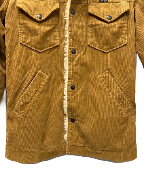 Wrangler（ラングラー）Wrangler (ラングラー) 裏ボアコーデュロイジャケット ブラウン サイズ:Ｍの古着・服飾アイテム