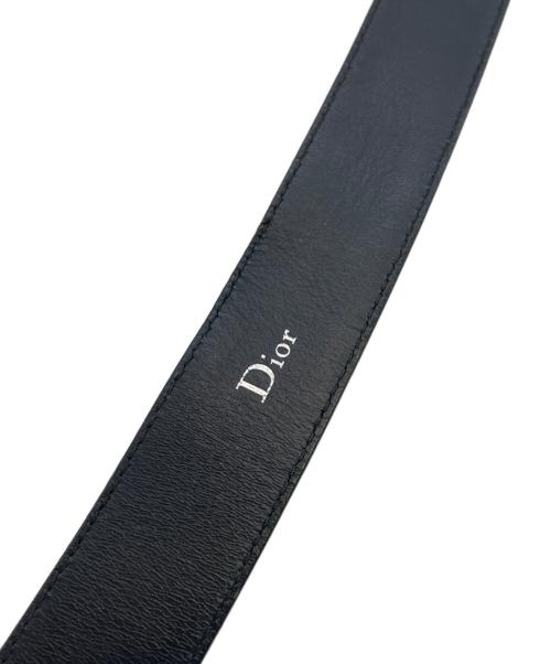 DIOR HOMME（ディオール オム）DIOR HOMME (ディオール オム) レザーベルト ブラックの古着・服飾アイテム