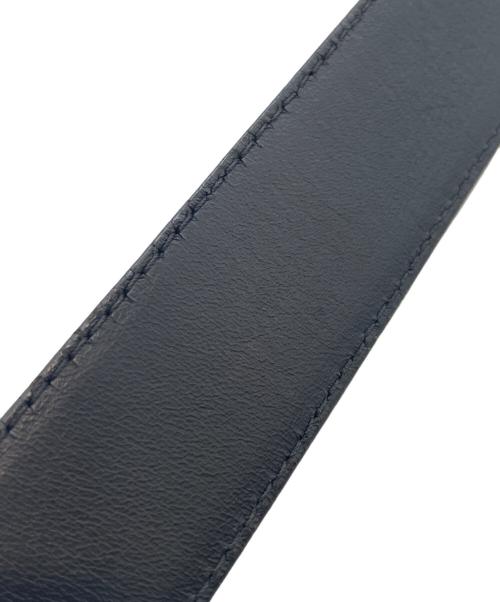 DIOR HOMME（ディオール オム）DIOR HOMME (ディオール オム) レザーベルト ブラックの古着・服飾アイテム