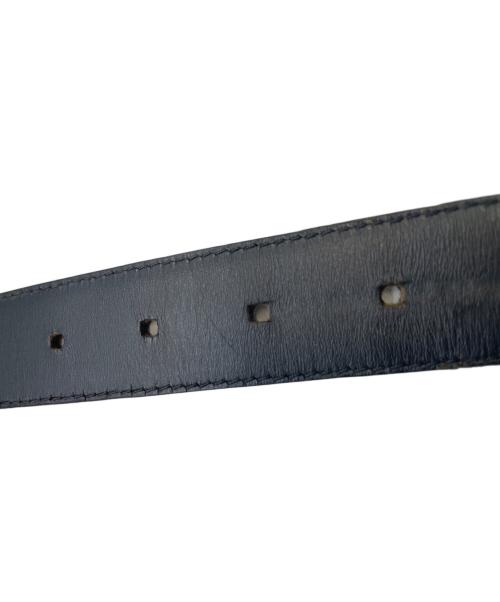 DIOR HOMME（ディオール オム）DIOR HOMME (ディオール オム) レザーベルト ブラックの古着・服飾アイテム