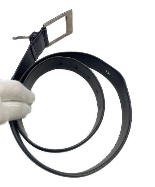 DIOR HOMME（ディオール オム）DIOR HOMME (ディオール オム) レザーベルト ブラックの古着・服飾アイテム