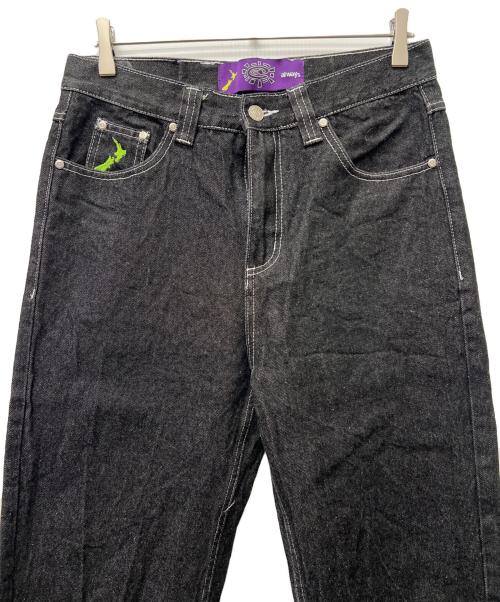 always do what you should do（オールウェイズ ドゥ ワット ユー シュッド ドゥ）always do what you should do (オールウェイズ ドゥ ワット ユー シュッド ドゥ) デニムパンツ ブラック サイズ:Ｌの古着・服飾アイテム