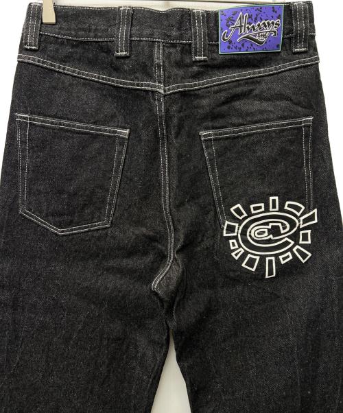 always do what you should do（オールウェイズ ドゥ ワット ユー シュッド ドゥ）always do what you should do (オールウェイズ ドゥ ワット ユー シュッド ドゥ) デニムパンツ ブラック サイズ:Ｌの古着・服飾アイテム