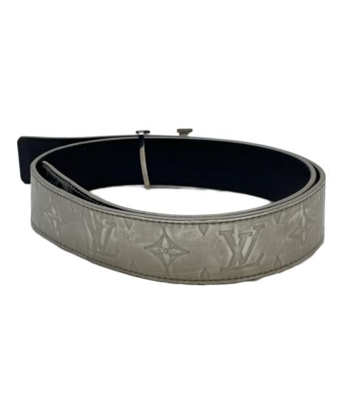 LOUIS VUITTON（ルイ ヴィトン）LOUIS VUITTON (ルイ ヴィトン) サンチュール LVイニシャル ベルト シルバー サイズ:85/34の古着・服飾アイテム