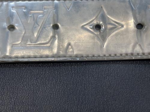 LOUIS VUITTON（ルイ ヴィトン）LOUIS VUITTON (ルイ ヴィトン) サンチュール LVイニシャル ベルト シルバー サイズ:85/34の古着・服飾アイテム