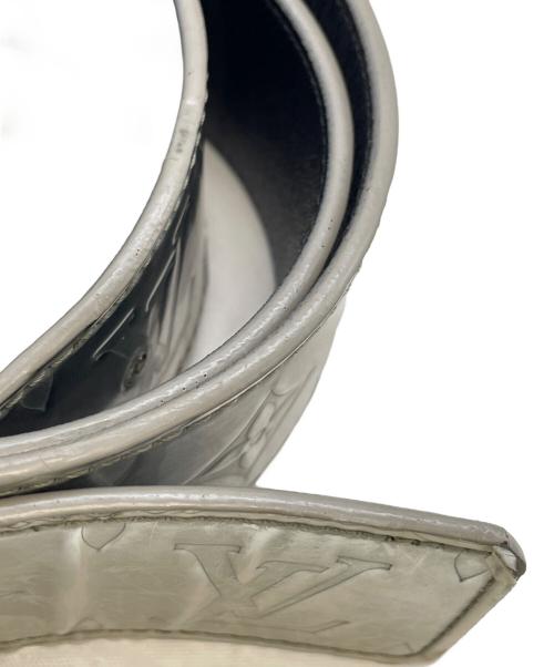 LOUIS VUITTON（ルイ ヴィトン）LOUIS VUITTON (ルイ ヴィトン) サンチュール LVイニシャル ベルト シルバー サイズ:85/34の古着・服飾アイテム