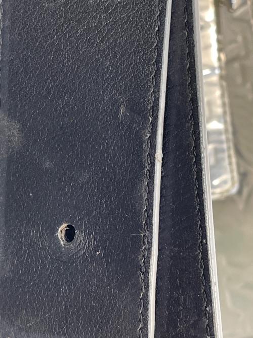 LOUIS VUITTON（ルイ ヴィトン）LOUIS VUITTON (ルイ ヴィトン) サンチュール LVイニシャル ベルト シルバー サイズ:85/34の古着・服飾アイテム