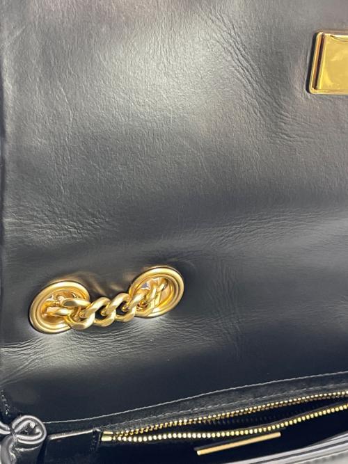 TORY BURCH（トリーバーチ）TORY BURCH (トリーバーチ) チェーンショルダーバッグ ブラックの古着・服飾アイテム