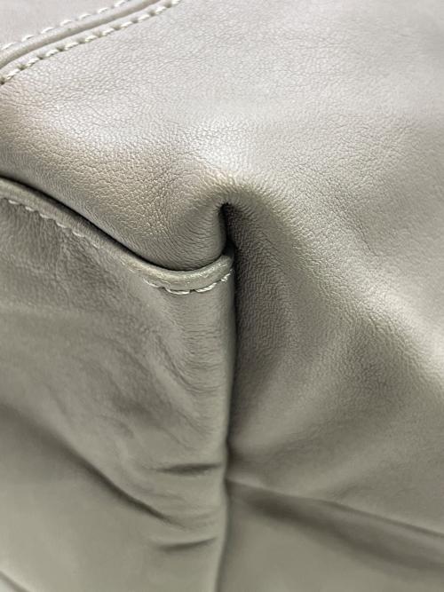 LONGCHAMP（ロンシャン）LONGCHAMP (ロンシャン) レザー2WAYバッグ グレーの古着・服飾アイテム