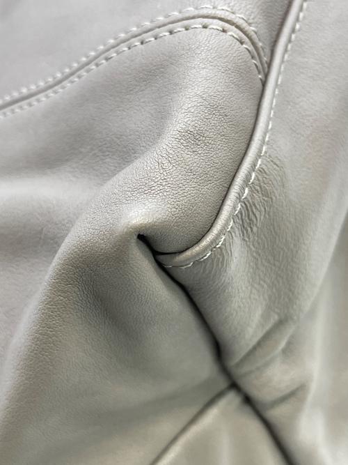 LONGCHAMP（ロンシャン）LONGCHAMP (ロンシャン) レザー2WAYバッグ グレーの古着・服飾アイテム