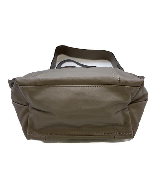LONGCHAMP（ロンシャン）LONGCHAMP (ロンシャン) レザー2WAYバッグ グレーの古着・服飾アイテム