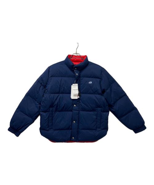 MIZUNO（ミズノ）MIZUNO (ミズノ) MONOGRAM M REVERSIBLE DOWN JACKET ネイビー サイズ:Ｌの古着・服飾アイテム