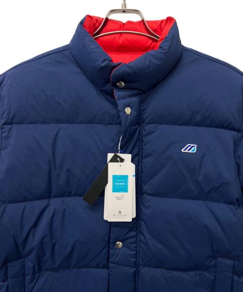MIZUNO（ミズノ）MIZUNO (ミズノ) MONOGRAM M REVERSIBLE DOWN JACKET ネイビー サイズ:Ｌの古着・服飾アイテム