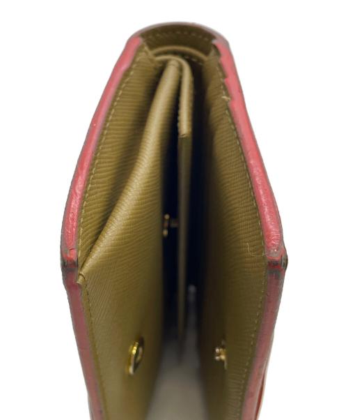 MARNI（マルニ）MARNI (マルニ) サフィアーノカーフスキンミニウォレット ベージュの古着・服飾アイテム