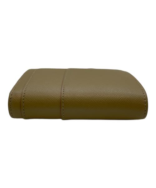 MARNI（マルニ）MARNI (マルニ) サフィアーノカーフスキンミニウォレット ベージュの古着・服飾アイテム