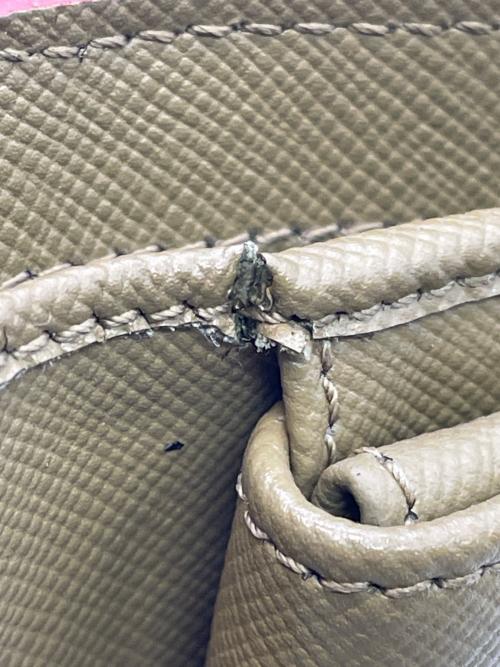 MARNI（マルニ）MARNI (マルニ) サフィアーノカーフスキンミニウォレット ベージュの古着・服飾アイテム