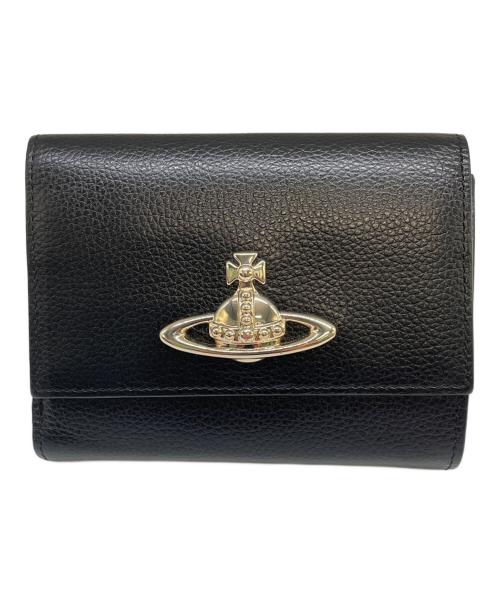 Vivienne Westwood（ヴィヴィアンウエストウッド）Vivienne Westwood (ヴィヴィアンウエストウッド) 3つ折り財布 ブラックの古着・服飾アイテム