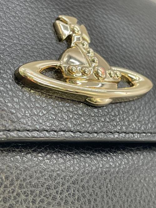 Vivienne Westwood（ヴィヴィアンウエストウッド）Vivienne Westwood (ヴィヴィアンウエストウッド) 3つ折り財布 ブラックの古着・服飾アイテム
