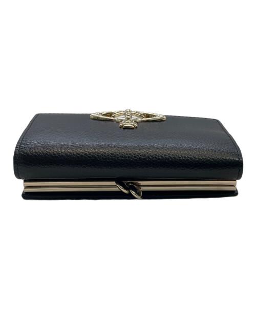 Vivienne Westwood（ヴィヴィアンウエストウッド）Vivienne Westwood (ヴィヴィアンウエストウッド) 3つ折り財布 ブラックの古着・服飾アイテム