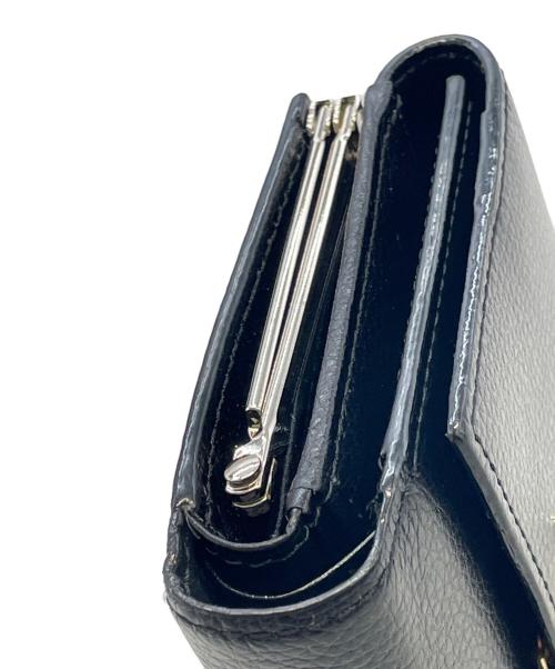 Vivienne Westwood（ヴィヴィアンウエストウッド）Vivienne Westwood (ヴィヴィアンウエストウッド) 3つ折り財布 ブラックの古着・服飾アイテム