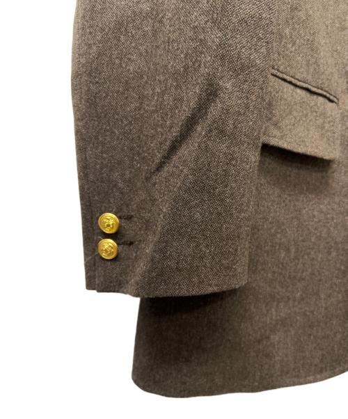 J.PRESS（ジェイプレス）J.PRESS (ジェイプレス) 金釦3Bテーラードジャケット ブラウン サイズ:Ｌの古着・服飾アイテム