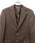 J.PRESS (ジェイプレス) 金釦3Bテーラードジャケット ブラウン サイズ:Ｌ：7000円