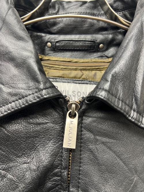 wilsons leather（ウィルソンズレザー）wilsons leather (ウィルソンズレザー) レザージャケット ブラック サイズ:Mの古着・服飾アイテム