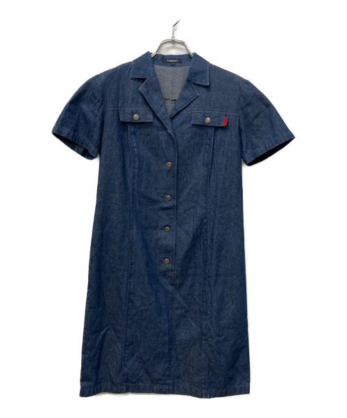 BURBERRY LONDON（バーバリーロンドン）BURBERRY LONDON (バーバリーロンドン) シャツワンピース インディゴ サイズ:４０の古着・服飾アイテム
