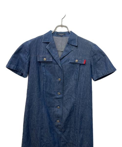 BURBERRY LONDON（バーバリーロンドン）BURBERRY LONDON (バーバリーロンドン) シャツワンピース インディゴ サイズ:４０の古着・服飾アイテム