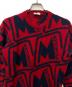 MONCLER (モンクレール) セーター レッド×ネイビー サイズ:Ｓ：25000円
