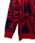 中古・古着 MONCLER (モンクレール) セーター レッド×ネイビー サイズ:Ｓ：25000円