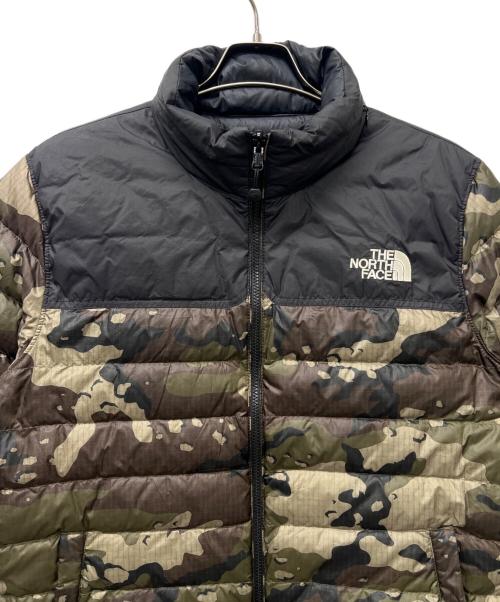 THE NORTH FACE（ザ ノース フェイス）THE NORTH FACE (ザ ノース フェイス) ダウンジャケット オリーブ×ブラック サイズ:Ｌの古着・服飾アイテム