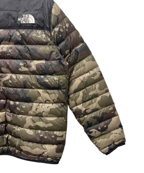 THE NORTH FACE（ザ ノース フェイス）THE NORTH FACE (ザ ノース フェイス) ダウンジャケット オリーブ×ブラック サイズ:Ｌの古着・服飾アイテム