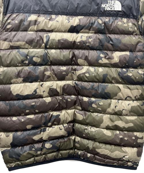 THE NORTH FACE（ザ ノース フェイス）THE NORTH FACE (ザ ノース フェイス) ダウンジャケット オリーブ×ブラック サイズ:Ｌの古着・服飾アイテム