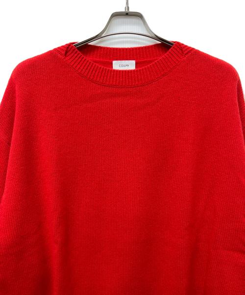 COLUMN（コラム）COLUMN (コラム) 厚手ニット レッド サイズ:Ｌの古着・服飾アイテム