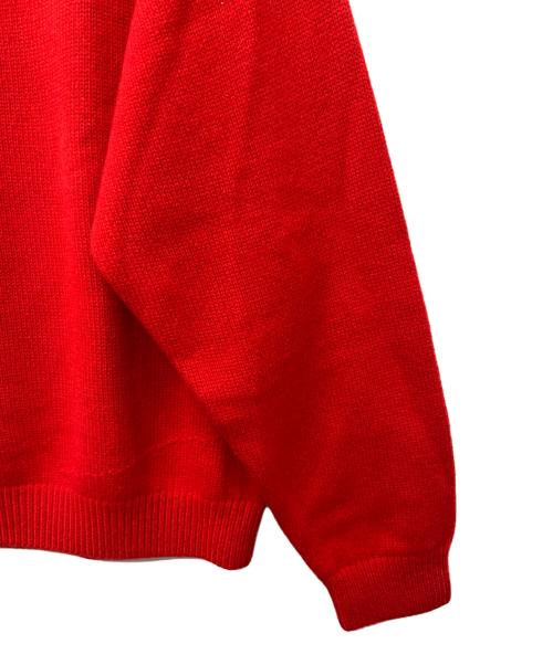 COLUMN（コラム）COLUMN (コラム) 厚手ニット レッド サイズ:Ｌの古着・服飾アイテム