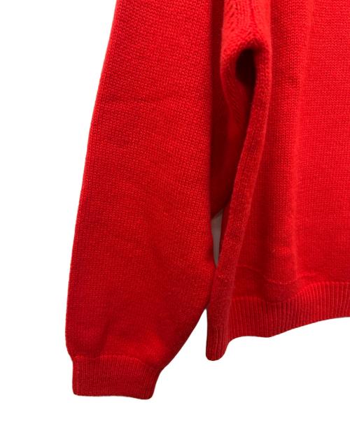COLUMN（コラム）COLUMN (コラム) 厚手ニット レッド サイズ:Ｌの古着・服飾アイテム