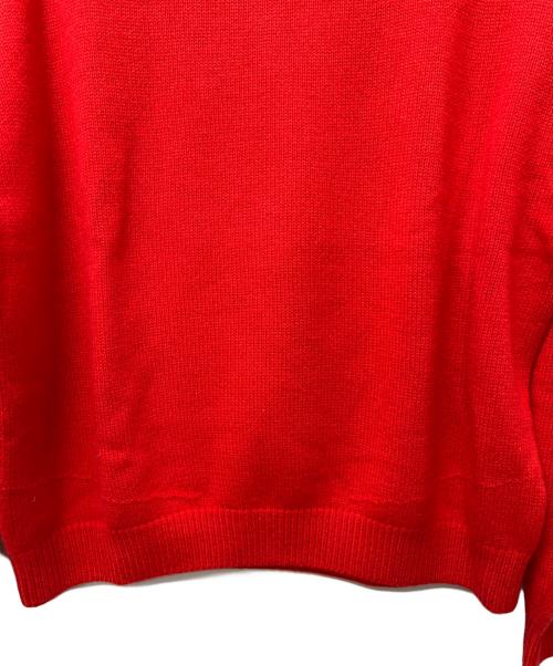COLUMN（コラム）COLUMN (コラム) 厚手ニット レッド サイズ:Ｌの古着・服飾アイテム