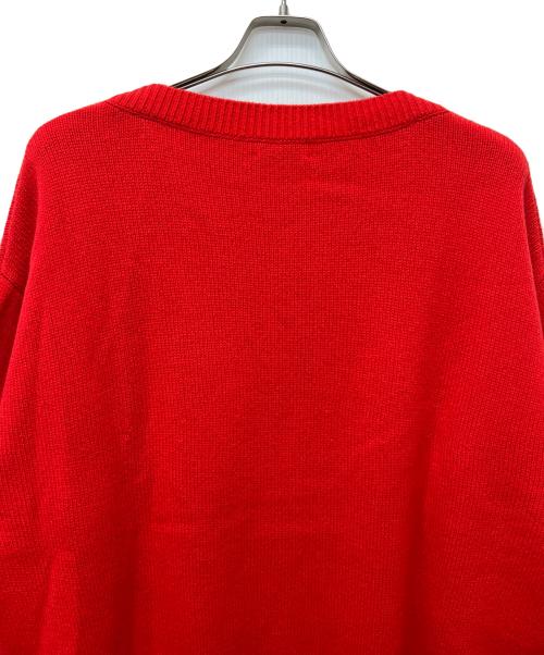 COLUMN（コラム）COLUMN (コラム) 厚手ニット レッド サイズ:Ｌの古着・服飾アイテム