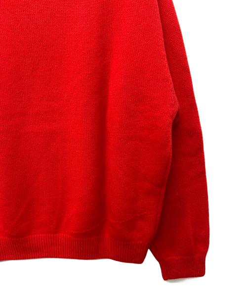 COLUMN（コラム）COLUMN (コラム) 厚手ニット レッド サイズ:Ｌの古着・服飾アイテム