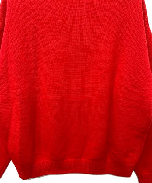COLUMN（コラム）COLUMN (コラム) 厚手ニット レッド サイズ:Ｌの古着・服飾アイテム